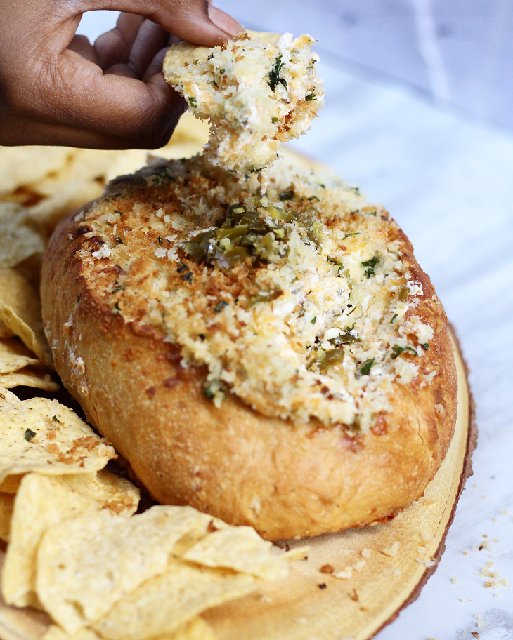 Three Cheese Jalapeno Popper Dip La Brea Bakery